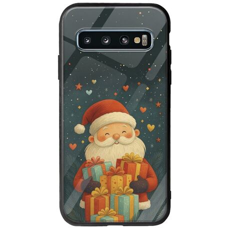 North Pole Gifts Samsung Galaxy S10 Plus Groove TPU (Tempered Glass και TPU)