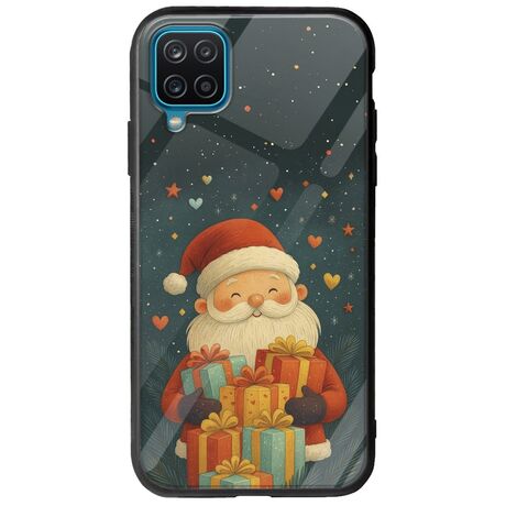 North Pole Gifts Samsung Galaxy A12 Groove TPU (Tempered Glass και TPU)