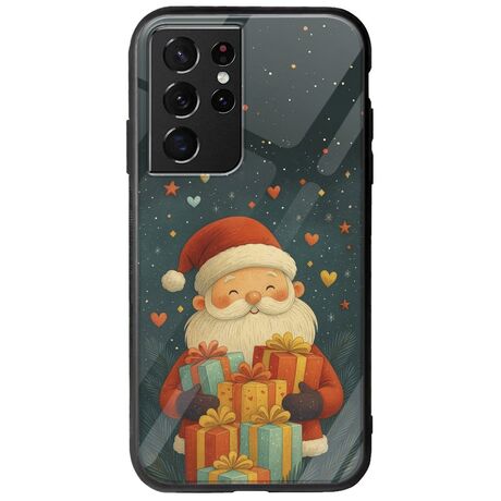 North Pole Gifts Samsung Galaxy S21 Ultra Groove TPU (Tempered Glass και TPU)