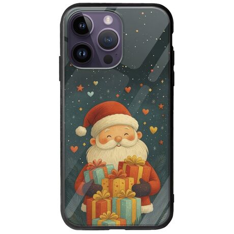North Pole Gifts iPhone 15 Pro Groove TPU (Tempered Glass και TPU)