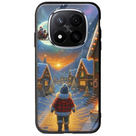Santa Over The Village Xiaomi Poco X7 5G Groove TPU (Tempered Glass και TPU)