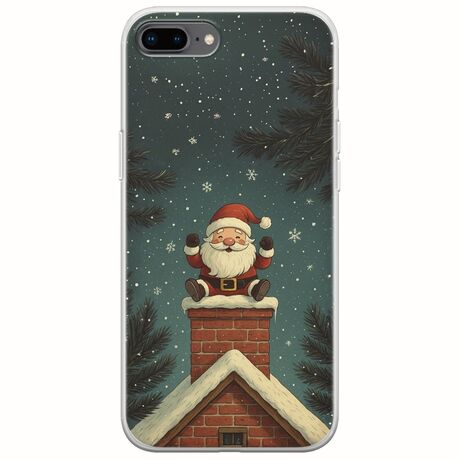 Chimney Santa iPhone 7 Plus Flexible TPU (Διάφανη Σιλικόνη)