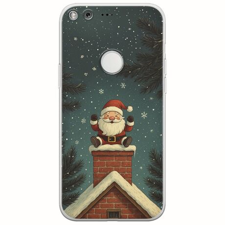 Chimney Santa Google Pixel XL Flexible TPU (Διάφανη Σιλικόνη)