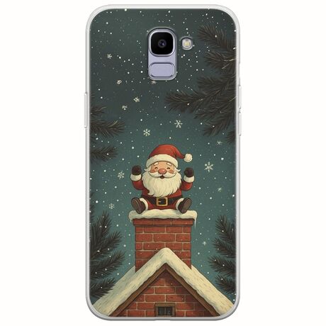 Chimney Santa Samsung Galaxy J6 2018 Flexible TPU (Διάφανη Σιλικόνη)
