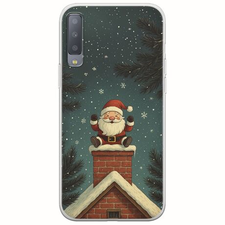 Chimney Santa Samsung Galaxy A7 2018 Flexible TPU (Διάφανη Σιλικόνη)