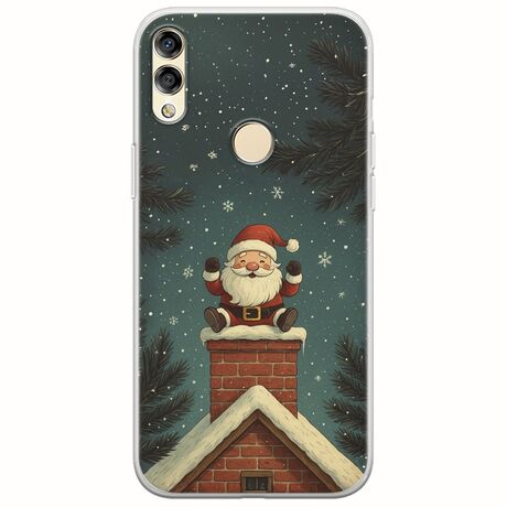 Chimney Santa Huawei Honor 8X Flexible TPU (Διάφανη Σιλικόνη)