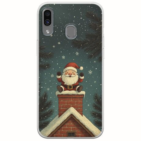 Chimney Santa Samsung Galaxy A40 Flexible TPU (Διάφανη Σιλικόνη)