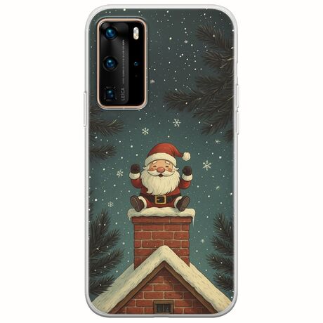 Chimney Santa Huawei P40 Pro Flexible TPU (Διάφανη Σιλικόνη)