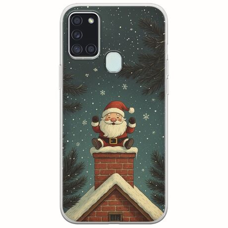 Chimney Santa Samsung Galaxy A21s Flexible TPU (Διάφανη Σιλικόνη)