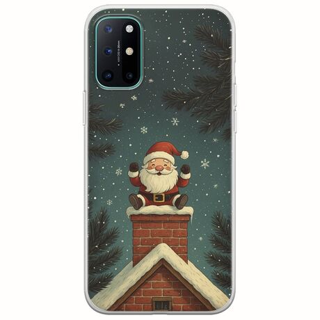 Chimney Santa OnePlus 8 Flexible TPU (Διάφανη Σιλικόνη)
