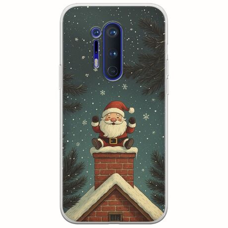 Chimney Santa OnePlus 8 Pro Flexible TPU (Διάφανη Σιλικόνη)
