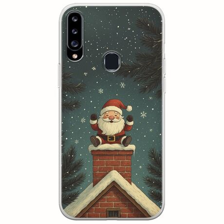 Chimney Santa Samsung Galaxy A20s Flexible TPU (Διάφανη Σιλικόνη)