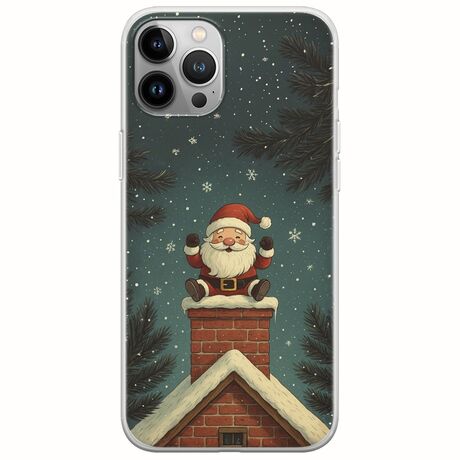 Chimney Santa iPhone 12 Pro Max Flexible TPU (Διάφανη Σιλικόνη)