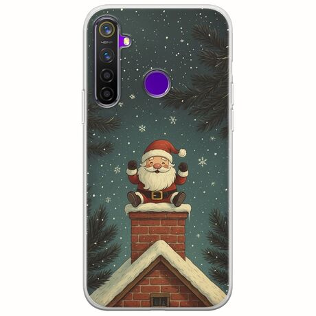 Chimney Santa Realme 5 Pro Flexible TPU (Διάφανη Σιλικόνη)