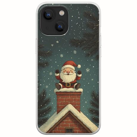 Chimney Santa iPhone 13 mini Flexible TPU (Διάφανη Σιλικόνη)