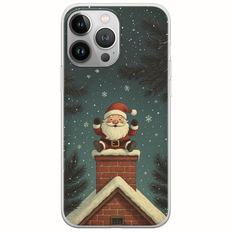 Chimney Santa iPhone 13 Pro Max Flexible TPU (Διάφανη Σιλικόνη)