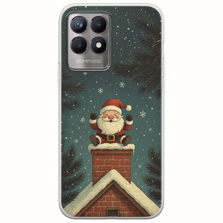 Chimney Santa Realme 8i Flexible TPU (Διάφανη Σιλικόνη)