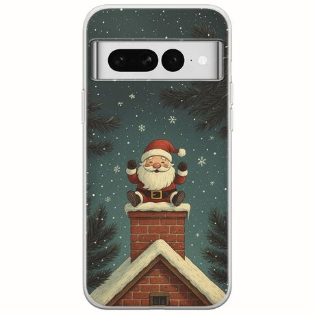 Chimney Santa Google Pixel 7 5G Flexible TPU (Διάφανη Σιλικόνη)