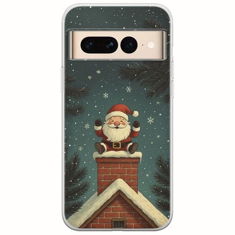 Chimney Santa Google Pixel 7 Pro 5G Flexible TPU (Διάφανη Σιλικόνη)