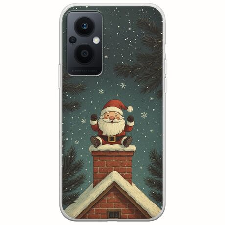 Chimney Santa Oppo Reno 8 Lite Flexible TPU (Διάφανη Σιλικόνη)