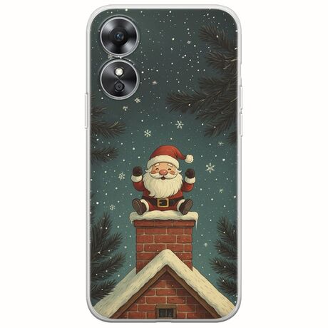 Chimney Santa Oppo A17 Flexible TPU (Διάφανη Σιλικόνη)