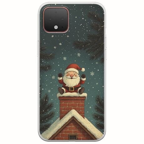 Chimney Santa Google Pixel 4 Flexible TPU (Διάφανη Σιλικόνη)