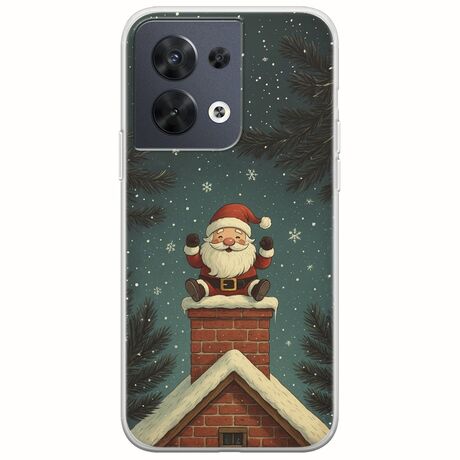 Chimney Santa Oppo Reno 8 5G Flexible TPU (Διάφανη Σιλικόνη)