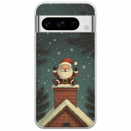 Chimney Santa Google Pixel 8 Pro 5G Flexible TPU (Διάφανη Σιλικόνη)