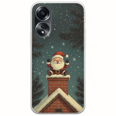 Chimney Santa Oppo A78 5G Flexible TPU (Διάφανη Σιλικόνη)