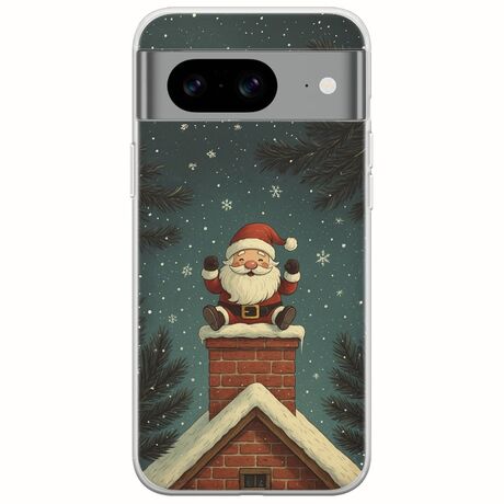 Chimney Santa Google Pixel 8a 5G Flexible TPU (Διάφανη Σιλικόνη)