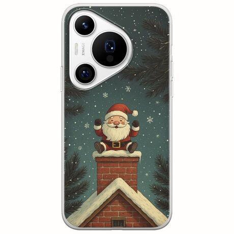 Chimney Santa Huawei Pura 70 Pro Flexible TPU (Διάφανη Σιλικόνη)