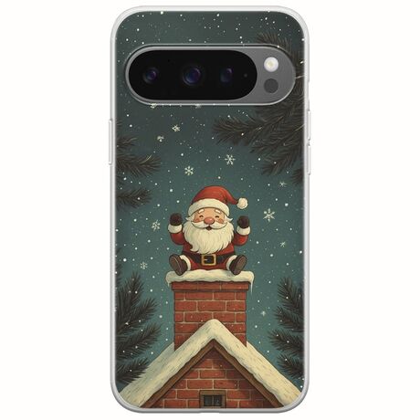Chimney Santa Google Pixel 9 Pro XL 5G Flexible TPU (Διάφανη Σιλικόνη)