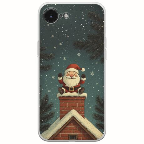 Chimney Santa iPhone 16e Flexible TPU (Διάφανη Σιλικόνη)