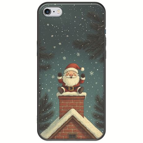 Chimney Santa iPhone 6/6s Black TPU (Μαύρη Σιλικόνη)