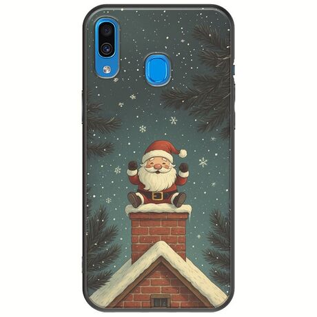 Chimney Santa Samsung Galaxy A20e Black TPU (Μαύρη Σιλικόνη)