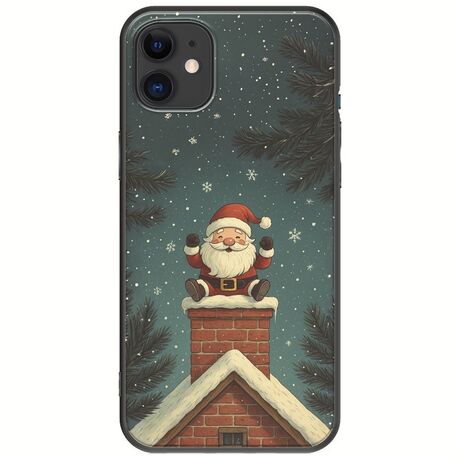 Chimney Santa iPhone 11 Black TPU (Μαύρη Σιλικόνη)