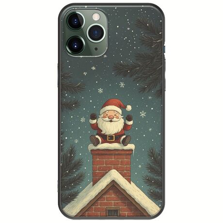 Chimney Santa iPhone 11 Pro Black TPU (Μαύρη Σιλικόνη)
