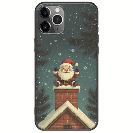 Chimney Santa iPhone 11 Pro Max Black TPU (Μαύρη Σιλικόνη)