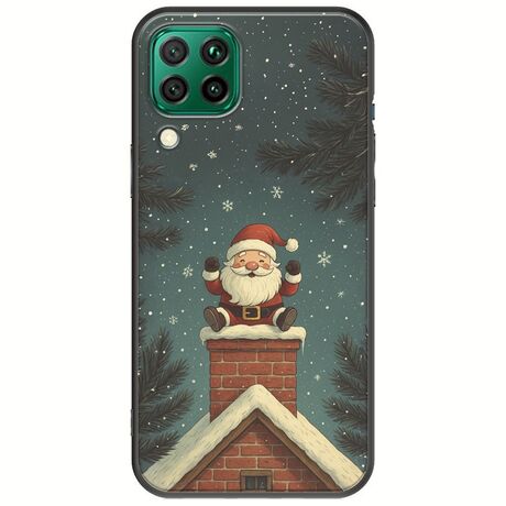 Chimney Santa Huawei P40 Lite Black TPU (Μαύρη Σιλικόνη)