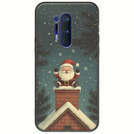 Chimney Santa OnePlus 8 Pro Black TPU (Μαύρη Σιλικόνη)