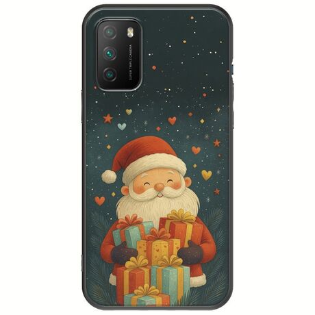 North Pole Gifts Xiaomi Poco M3 Black TPU (Μαύρη Σιλικόνη)