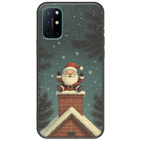 Chimney Santa OnePlus 8T Black TPU (Μαύρη Σιλικόνη)