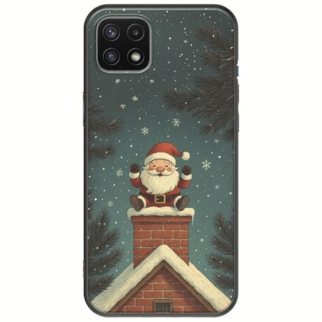 Chimney Santa Samsung Galaxy A22 5G Black TPU (Μαύρη Σιλικόνη)
