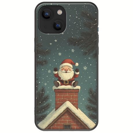 Chimney Santa iPhone 13  Black TPU (Μαύρη Σιλικόνη)