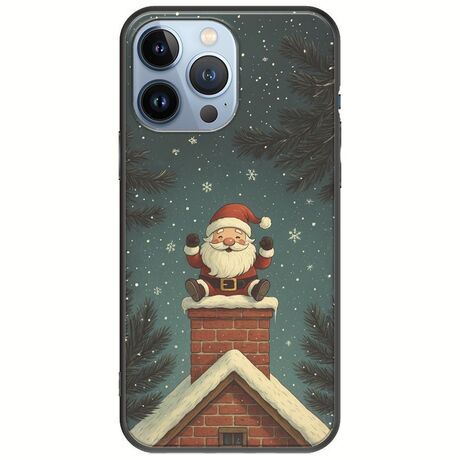Chimney Santa iPhone 13 Pro Black TPU (Μαύρη Σιλικόνη)