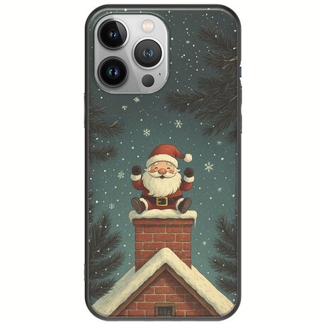 Chimney Santa iPhone 13 Pro Max Black TPU (Μαύρη Σιλικόνη)