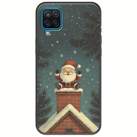 Chimney Santa Samsung Galaxy M12 Black TPU (Μαύρη Σιλικόνη)