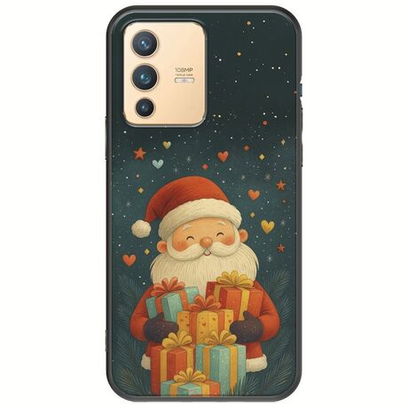 North Pole Gifts Vivo V23 5G Black TPU (Μαύρη Σιλικόνη)
