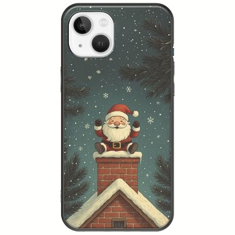 Chimney Santa iPhone 14 Black TPU (Μαύρη Σιλικόνη)