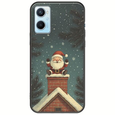 Chimney Santa Oppo A96 4G Black TPU (Μαύρη Σιλικόνη)